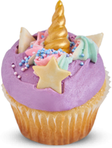 Unicorn Vanilla Cupcake
